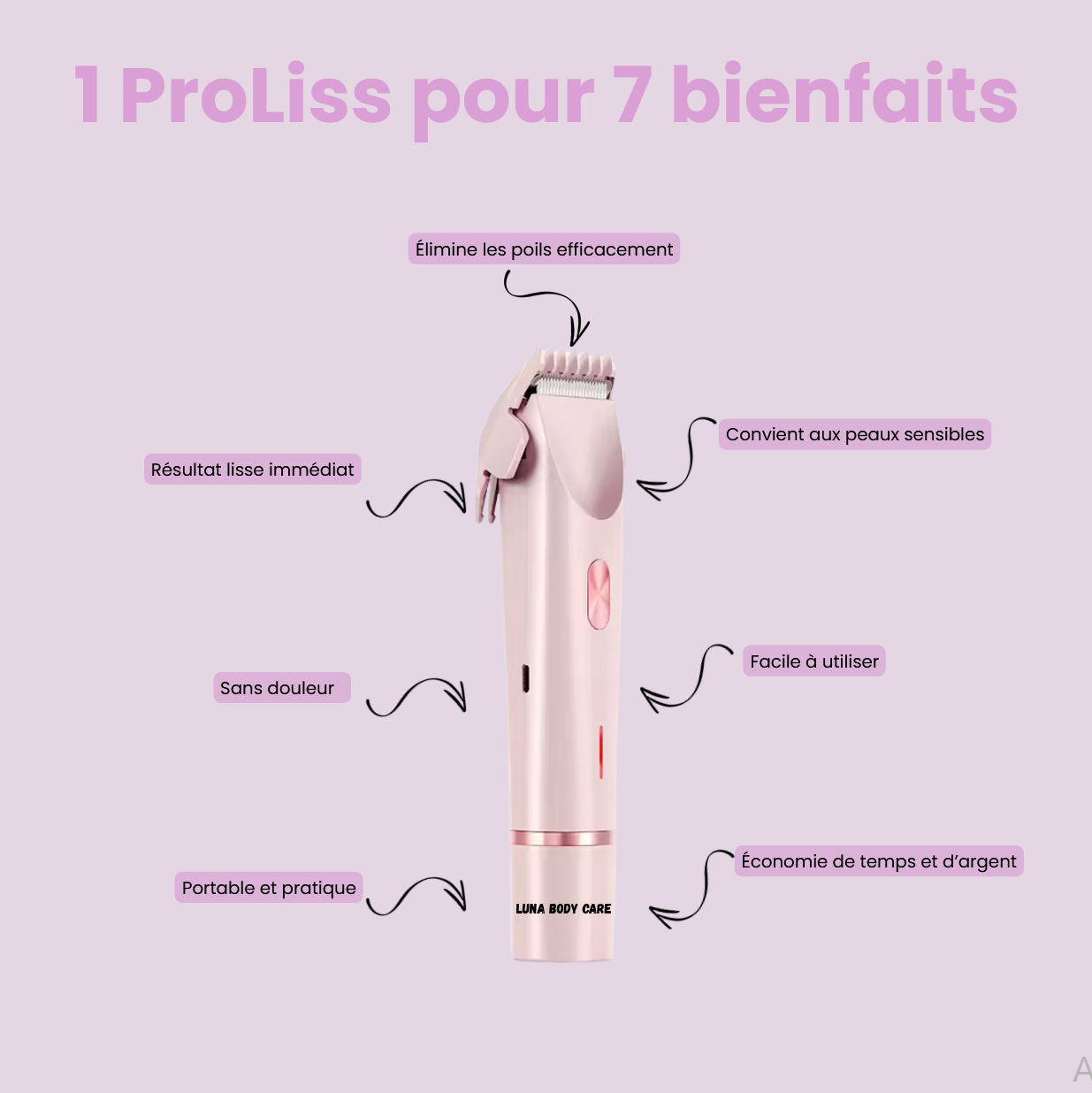 Epilation ProLiss, votre allié beauté pour une peau lisse en toute sérénité.